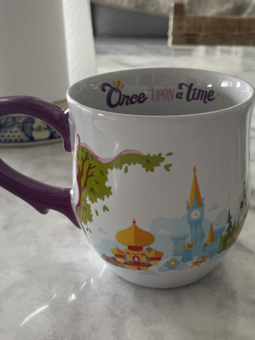 Disney Parks Princess Castles Mug Once Upon A Time Happily Ever After